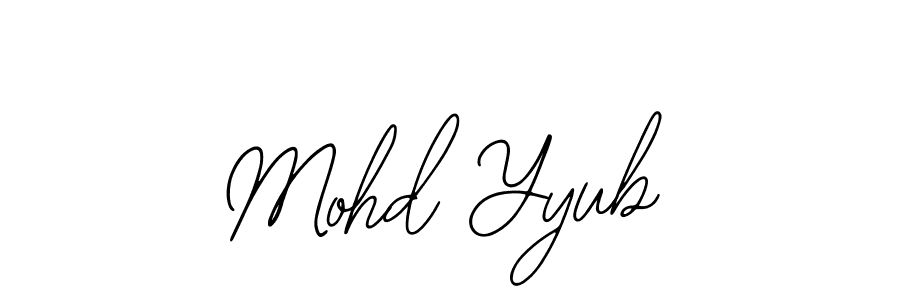 Create a beautiful signature design for name Mohd Yyub. With this signature (Bearetta-2O07w) fonts, you can make a handwritten signature for free. Mohd Yyub signature style 12 images and pictures png