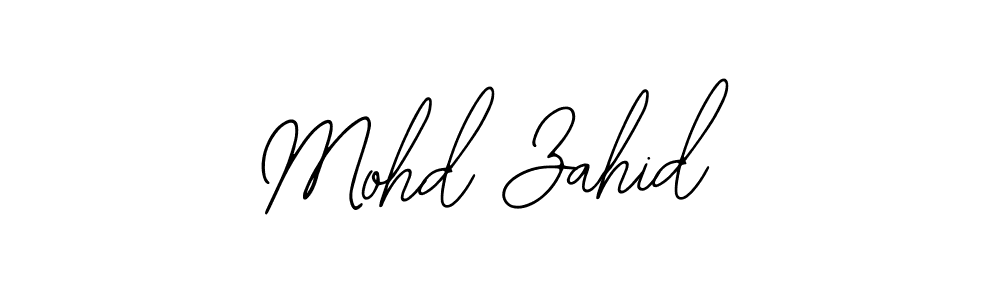 Design your own signature with our free online signature maker. With this signature software, you can create a handwritten (Bearetta-2O07w) signature for name Mohd Zahid. Mohd Zahid signature style 12 images and pictures png