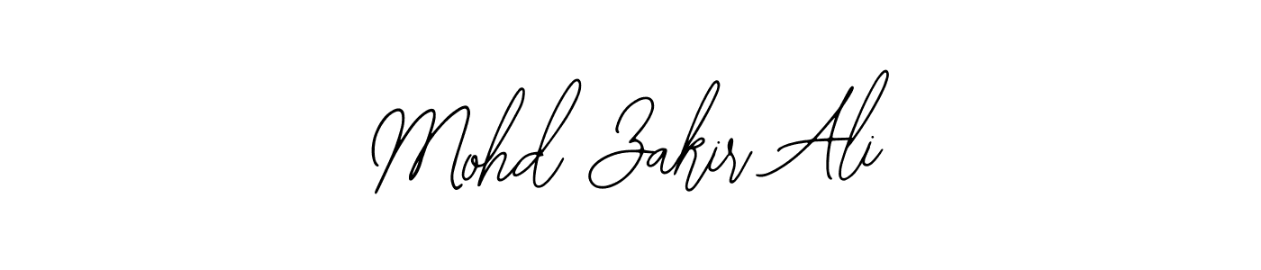 The best way (Bearetta-2O07w) to make a short signature is to pick only two or three words in your name. The name Mohd Zakir Ali include a total of six letters. For converting this name. Mohd Zakir Ali signature style 12 images and pictures png