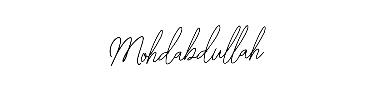 The best way (Bearetta-2O07w) to make a short signature is to pick only two or three words in your name. The name Mohdabdullah include a total of six letters. For converting this name. Mohdabdullah signature style 12 images and pictures png