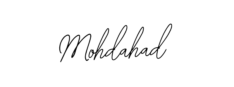 Make a beautiful signature design for name Mohdahad. Use this online signature maker to create a handwritten signature for free. Mohdahad signature style 12 images and pictures png