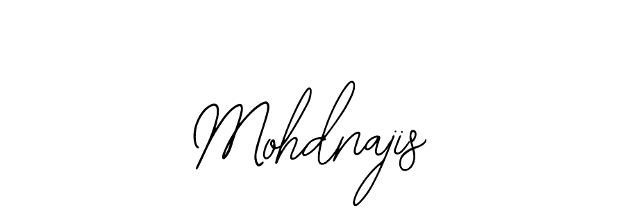 How to Draw Mohdnajis signature style? Bearetta-2O07w is a latest design signature styles for name Mohdnajis. Mohdnajis signature style 12 images and pictures png