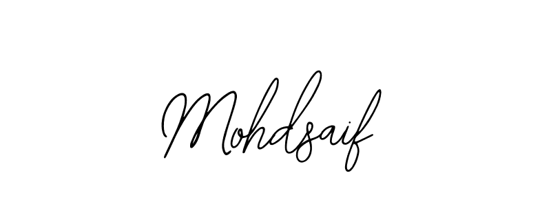The best way (Bearetta-2O07w) to make a short signature is to pick only two or three words in your name. The name Mohdsaif include a total of six letters. For converting this name. Mohdsaif signature style 12 images and pictures png