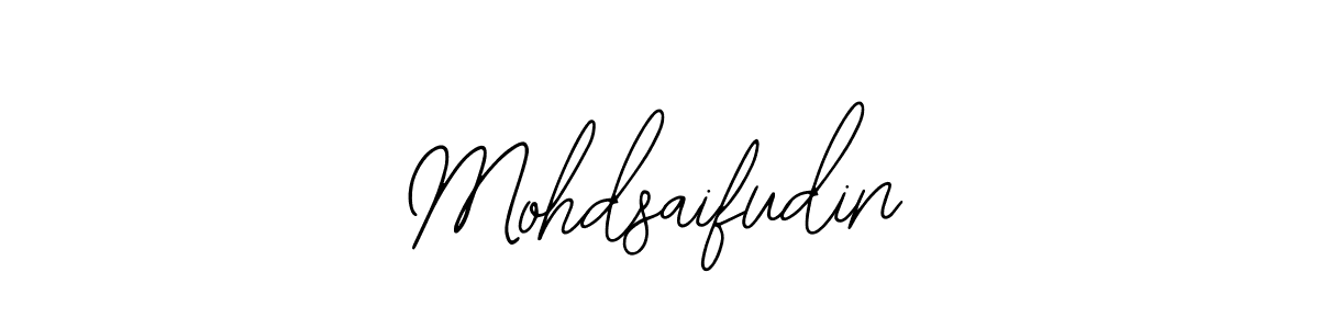 Create a beautiful signature design for name Mohdsaifudin. With this signature (Bearetta-2O07w) fonts, you can make a handwritten signature for free. Mohdsaifudin signature style 12 images and pictures png