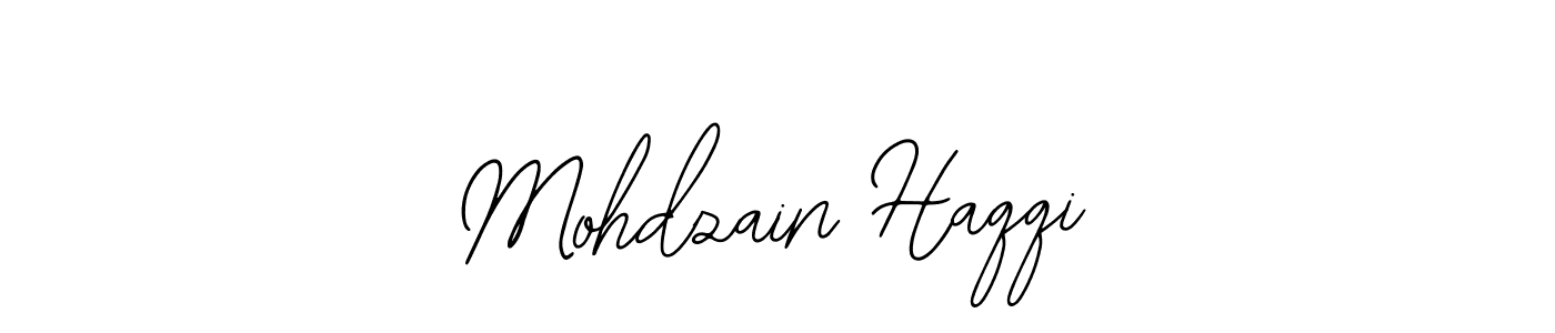 You should practise on your own different ways (Bearetta-2O07w) to write your name (Mohdzain Haqqi) in signature. don't let someone else do it for you. Mohdzain Haqqi signature style 12 images and pictures png