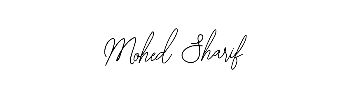 You should practise on your own different ways (Bearetta-2O07w) to write your name (Mohed Sharif) in signature. don't let someone else do it for you. Mohed Sharif signature style 12 images and pictures png