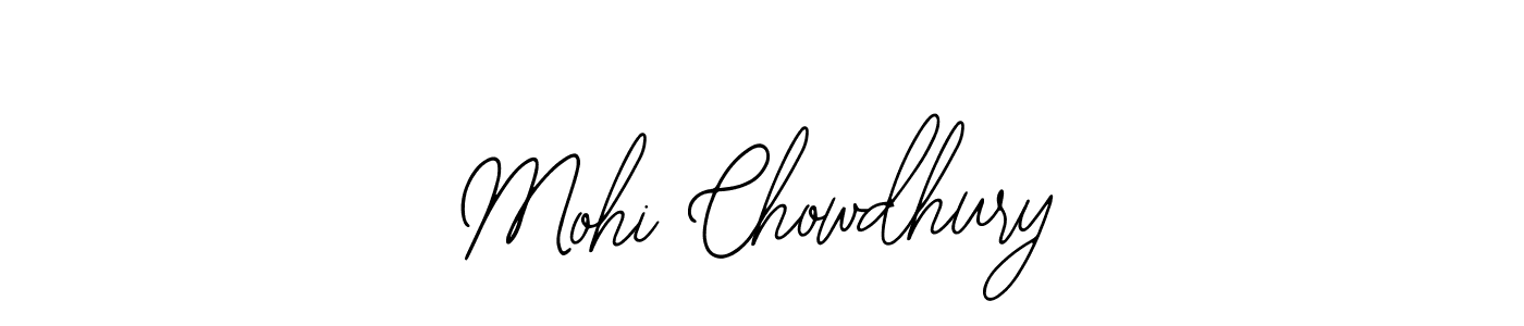 How to make Mohi Chowdhury name signature. Use Bearetta-2O07w style for creating short signs online. This is the latest handwritten sign. Mohi Chowdhury signature style 12 images and pictures png