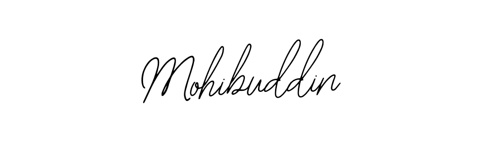 Make a beautiful signature design for name Mohibuddin. With this signature (Bearetta-2O07w) style, you can create a handwritten signature for free. Mohibuddin signature style 12 images and pictures png