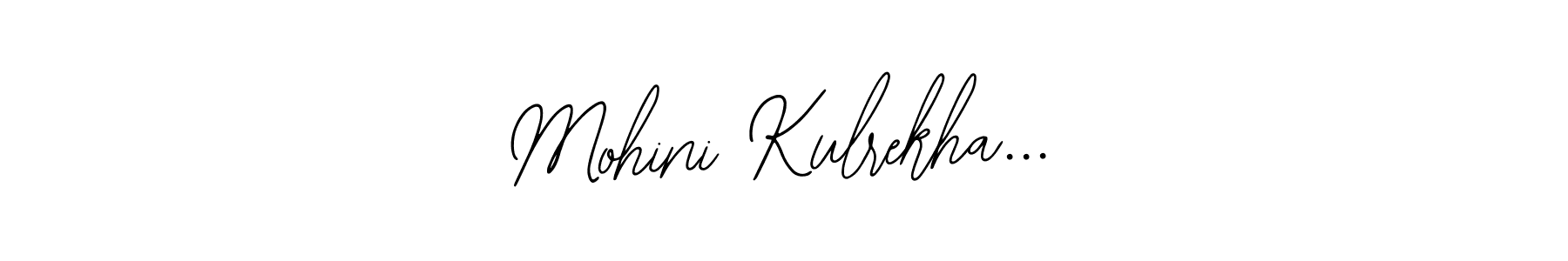 Create a beautiful signature design for name Mohini Kulrekha.... With this signature (Bearetta-2O07w) fonts, you can make a handwritten signature for free. Mohini Kulrekha... signature style 12 images and pictures png