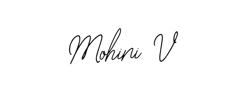 Make a beautiful signature design for name Mohini V. Use this online signature maker to create a handwritten signature for free. Mohini V signature style 12 images and pictures png