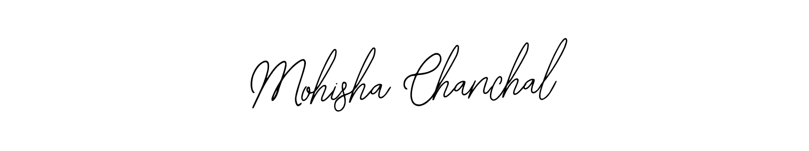Create a beautiful signature design for name Mohisha Chanchal. With this signature (Bearetta-2O07w) fonts, you can make a handwritten signature for free. Mohisha Chanchal signature style 12 images and pictures png