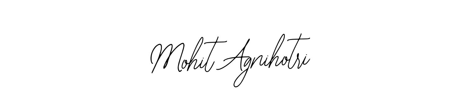 You should practise on your own different ways (Bearetta-2O07w) to write your name (Mohit Agnihotri) in signature. don't let someone else do it for you. Mohit Agnihotri signature style 12 images and pictures png