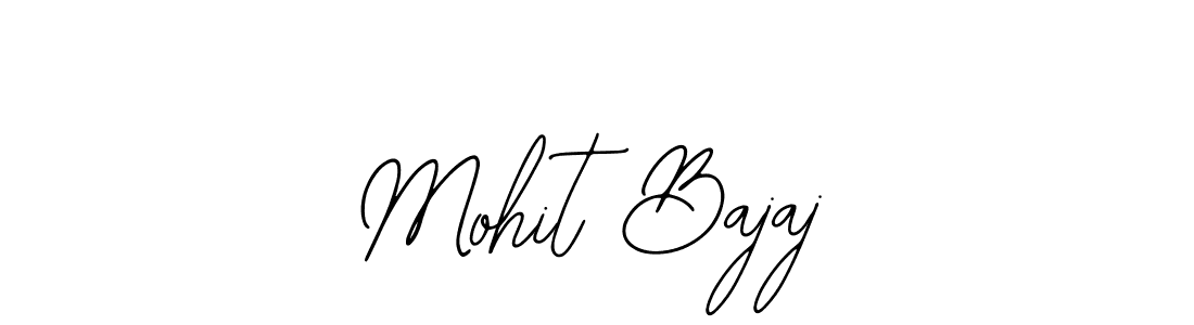 Design your own signature with our free online signature maker. With this signature software, you can create a handwritten (Bearetta-2O07w) signature for name Mohit Bajaj. Mohit Bajaj signature style 12 images and pictures png