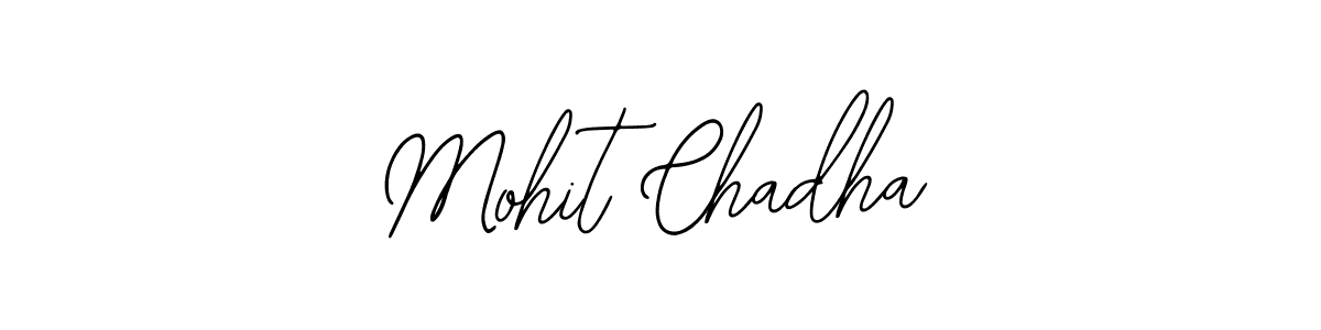 Use a signature maker to create a handwritten signature online. With this signature software, you can design (Bearetta-2O07w) your own signature for name Mohit Chadha. Mohit Chadha signature style 12 images and pictures png