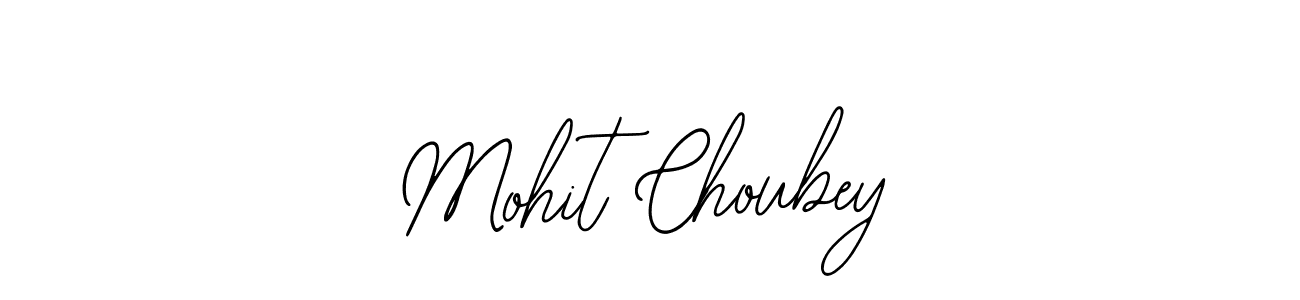 You should practise on your own different ways (Bearetta-2O07w) to write your name (Mohit Choubey) in signature. don't let someone else do it for you. Mohit Choubey signature style 12 images and pictures png