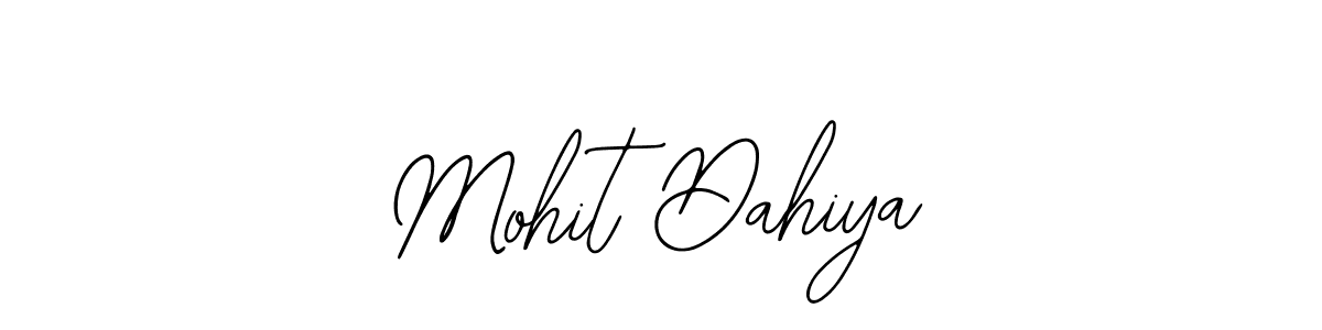 Make a beautiful signature design for name Mohit Dahiya. With this signature (Bearetta-2O07w) style, you can create a handwritten signature for free. Mohit Dahiya signature style 12 images and pictures png