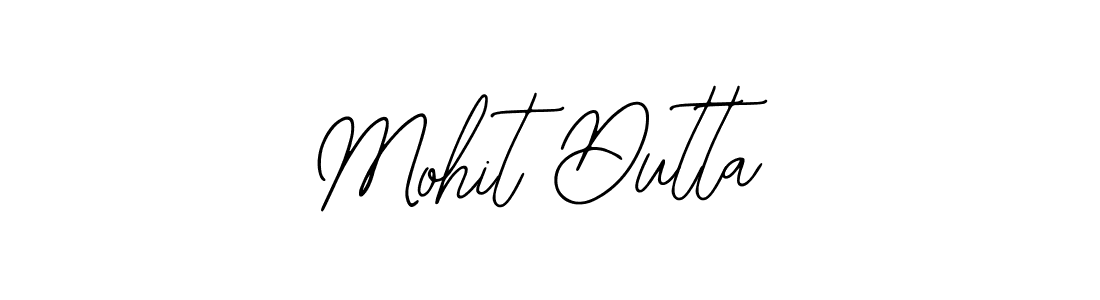 How to make Mohit Dutta name signature. Use Bearetta-2O07w style for creating short signs online. This is the latest handwritten sign. Mohit Dutta signature style 12 images and pictures png