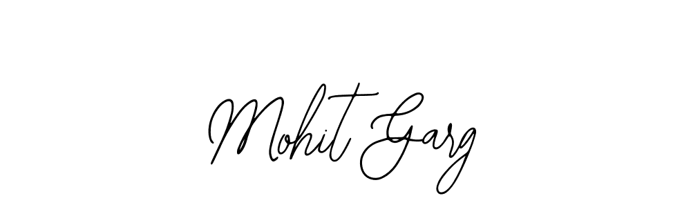 You should practise on your own different ways (Bearetta-2O07w) to write your name (Mohit Garg) in signature. don't let someone else do it for you. Mohit Garg signature style 12 images and pictures png