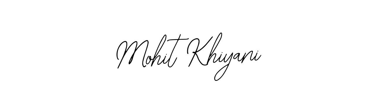 Similarly Bearetta-2O07w is the best handwritten signature design. Signature creator online .You can use it as an online autograph creator for name Mohit Khiyani. Mohit Khiyani signature style 12 images and pictures png