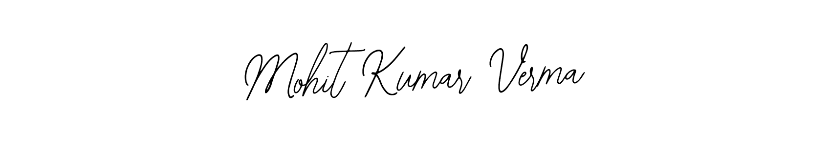 Bearetta-2O07w is a professional signature style that is perfect for those who want to add a touch of class to their signature. It is also a great choice for those who want to make their signature more unique. Get Mohit Kumar Verma name to fancy signature for free. Mohit Kumar Verma signature style 12 images and pictures png