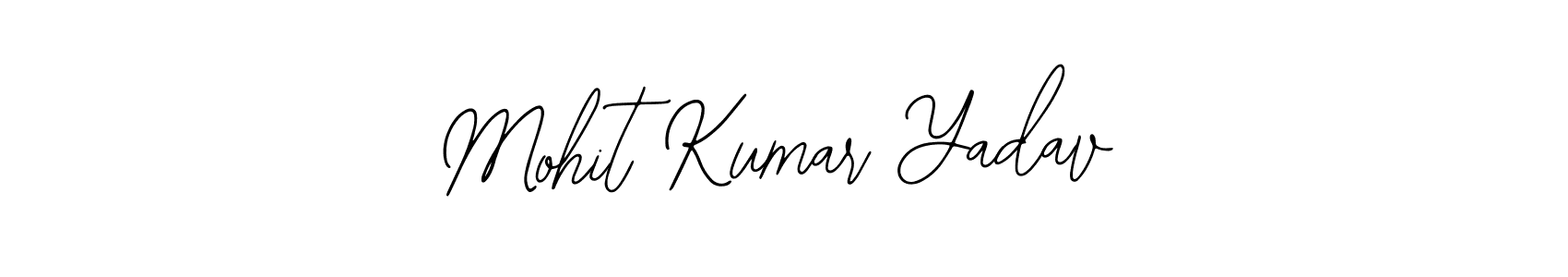 Use a signature maker to create a handwritten signature online. With this signature software, you can design (Bearetta-2O07w) your own signature for name Mohit Kumar Yadav. Mohit Kumar Yadav signature style 12 images and pictures png