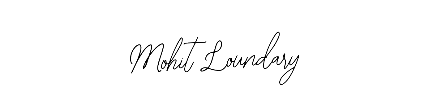 Mohit Loundary stylish signature style. Best Handwritten Sign (Bearetta-2O07w) for my name. Handwritten Signature Collection Ideas for my name Mohit Loundary. Mohit Loundary signature style 12 images and pictures png