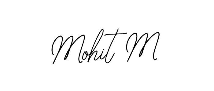 Mohit M stylish signature style. Best Handwritten Sign (Bearetta-2O07w) for my name. Handwritten Signature Collection Ideas for my name Mohit M. Mohit M signature style 12 images and pictures png