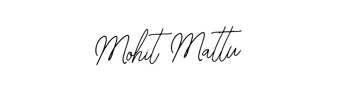 Mohit Mattu stylish signature style. Best Handwritten Sign (Bearetta-2O07w) for my name. Handwritten Signature Collection Ideas for my name Mohit Mattu. Mohit Mattu signature style 12 images and pictures png