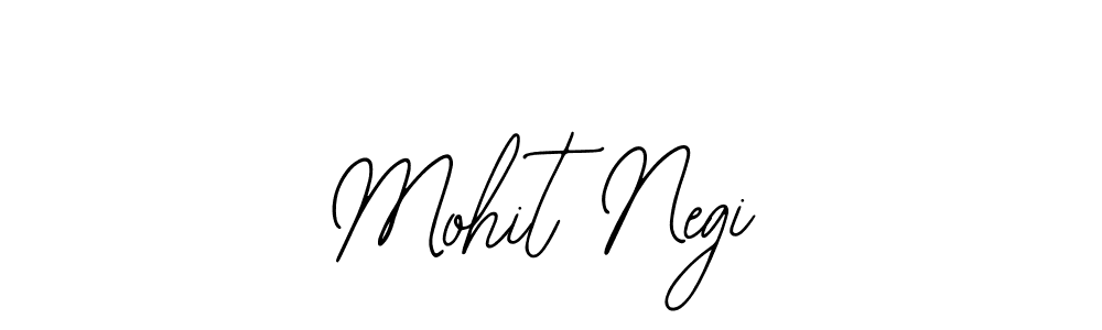 Use a signature maker to create a handwritten signature online. With this signature software, you can design (Bearetta-2O07w) your own signature for name Mohit Negi. Mohit Negi signature style 12 images and pictures png