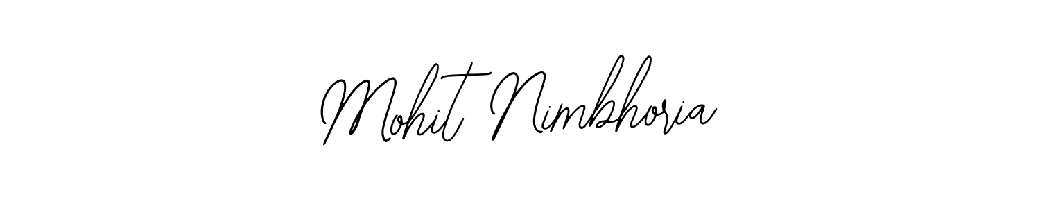 Also You can easily find your signature by using the search form. We will create Mohit Nimbhoria name handwritten signature images for you free of cost using Bearetta-2O07w sign style. Mohit Nimbhoria signature style 12 images and pictures png