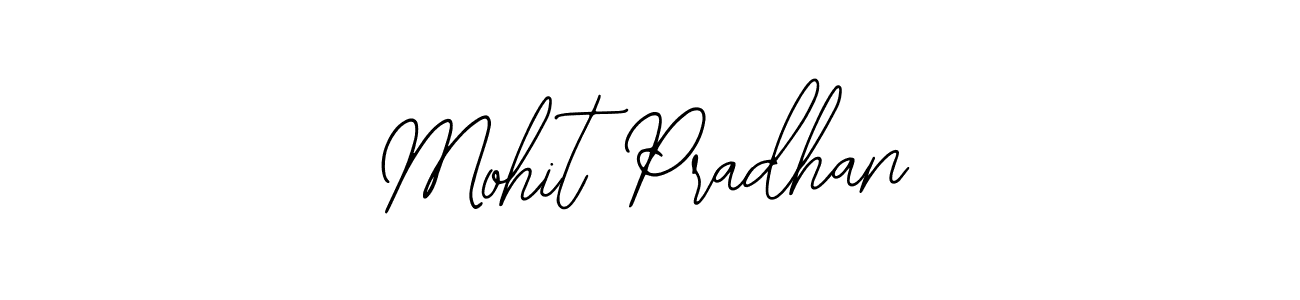 You should practise on your own different ways (Bearetta-2O07w) to write your name (Mohit Pradhan) in signature. don't let someone else do it for you. Mohit Pradhan signature style 12 images and pictures png