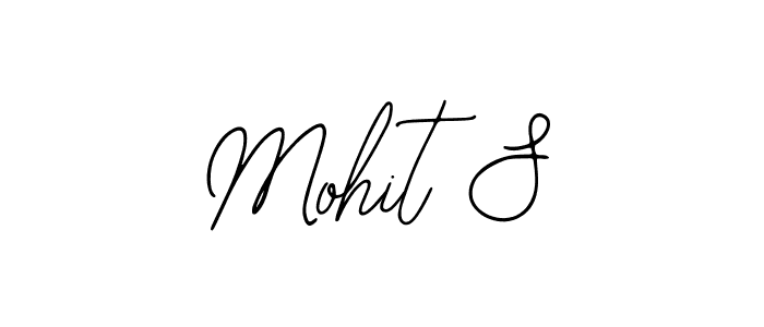 Make a beautiful signature design for name Mohit S. Use this online signature maker to create a handwritten signature for free. Mohit S signature style 12 images and pictures png
