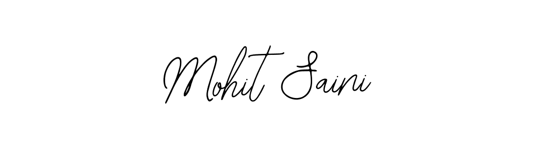 Create a beautiful signature design for name Mohit Saini. With this signature (Bearetta-2O07w) fonts, you can make a handwritten signature for free. Mohit Saini signature style 12 images and pictures png