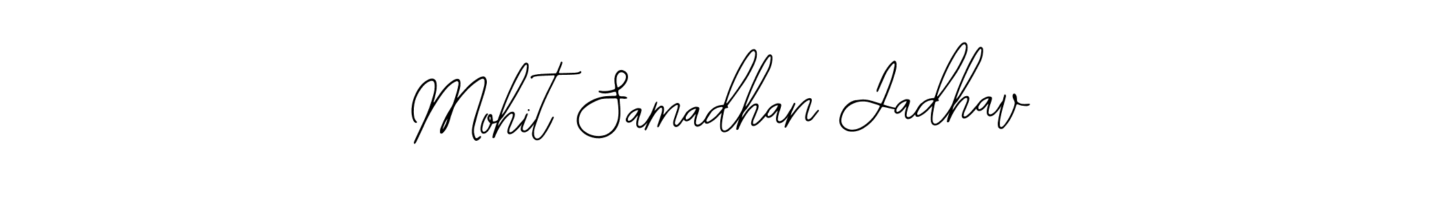 if you are searching for the best signature style for your name Mohit Samadhan Jadhav. so please give up your signature search. here we have designed multiple signature styles  using Bearetta-2O07w. Mohit Samadhan Jadhav signature style 12 images and pictures png