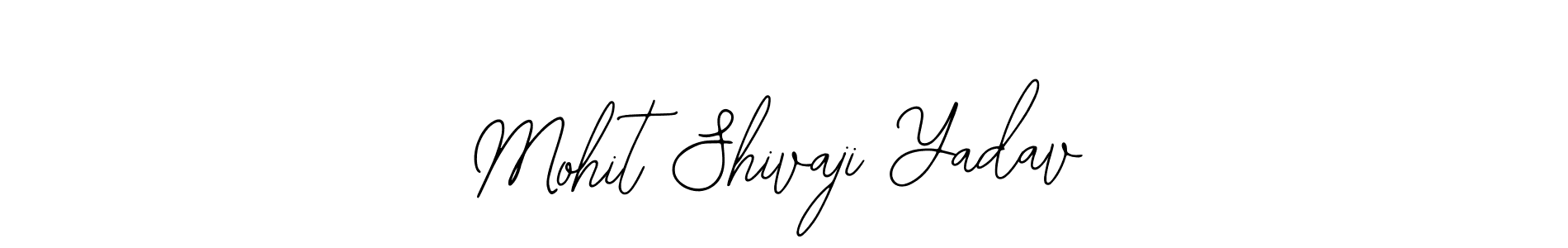 How to make Mohit Shivaji Yadav name signature. Use Bearetta-2O07w style for creating short signs online. This is the latest handwritten sign. Mohit Shivaji Yadav signature style 12 images and pictures png