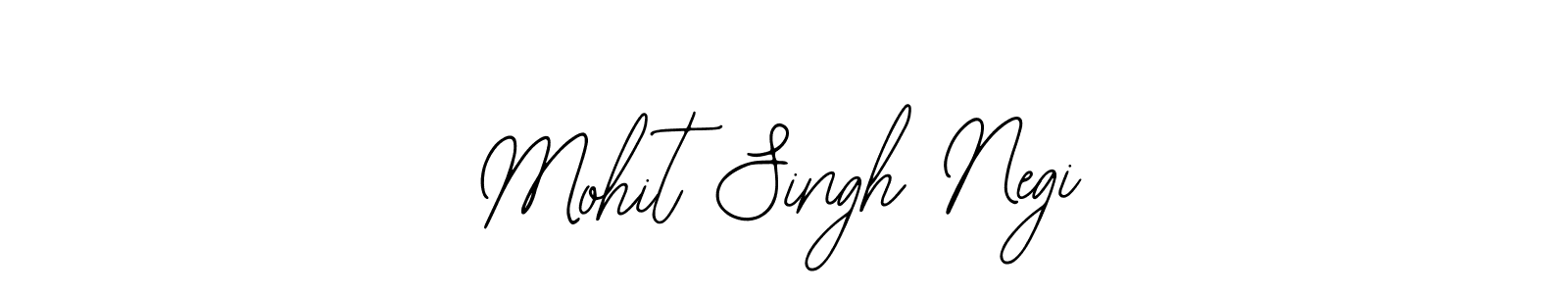 How to make Mohit Singh Negi name signature. Use Bearetta-2O07w style for creating short signs online. This is the latest handwritten sign. Mohit Singh Negi signature style 12 images and pictures png