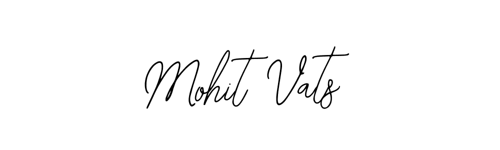 if you are searching for the best signature style for your name Mohit Vats. so please give up your signature search. here we have designed multiple signature styles  using Bearetta-2O07w. Mohit Vats signature style 12 images and pictures png