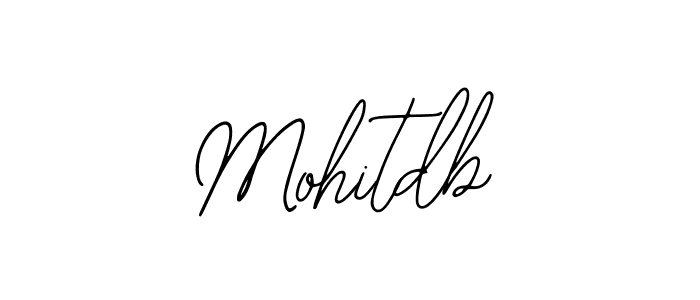 Make a beautiful signature design for name Mohitdb. With this signature (Bearetta-2O07w) style, you can create a handwritten signature for free. Mohitdb signature style 12 images and pictures png