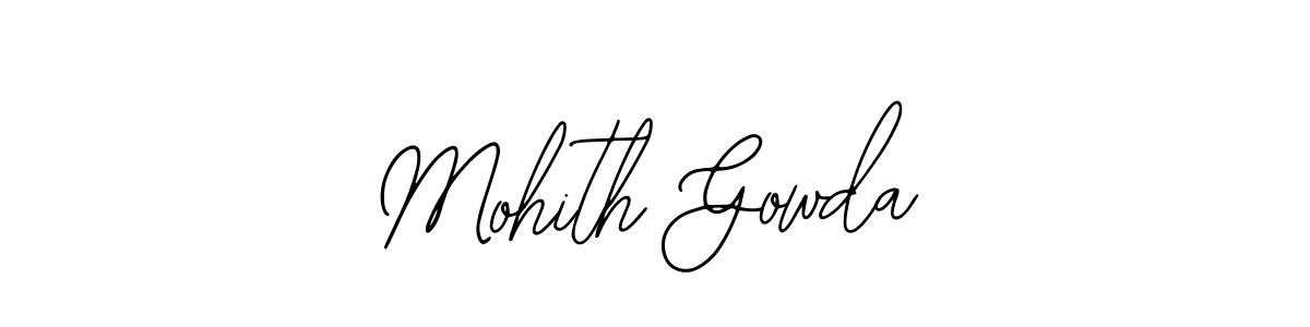 Mohith Gowda stylish signature style. Best Handwritten Sign (Bearetta-2O07w) for my name. Handwritten Signature Collection Ideas for my name Mohith Gowda. Mohith Gowda signature style 12 images and pictures png