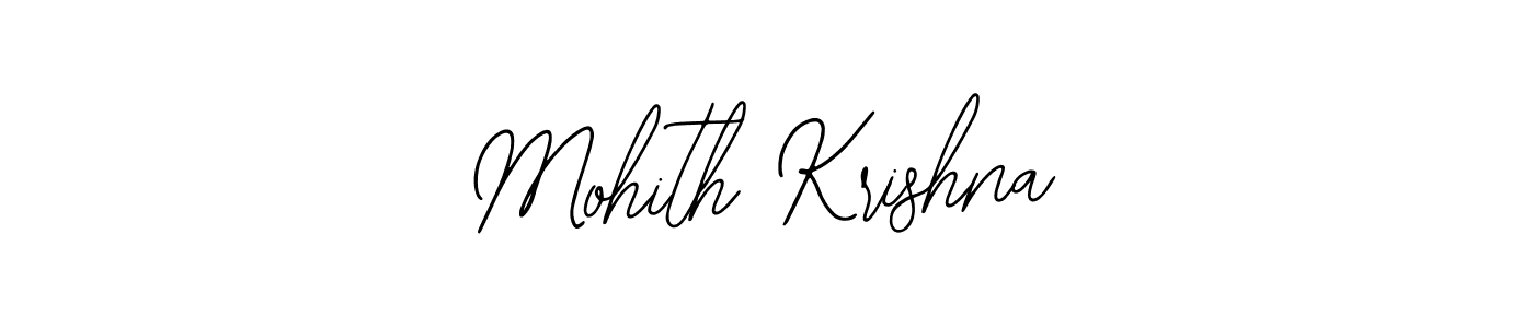 Use a signature maker to create a handwritten signature online. With this signature software, you can design (Bearetta-2O07w) your own signature for name Mohith Krishna. Mohith Krishna signature style 12 images and pictures png