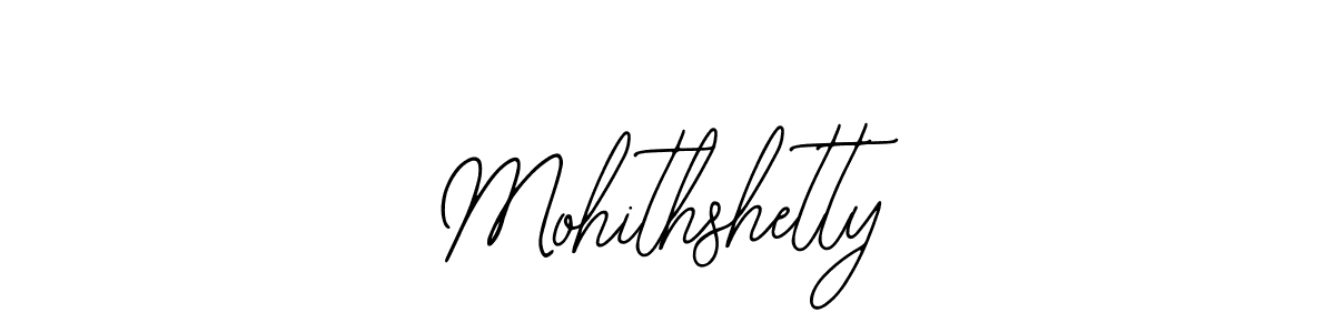 How to make Mohithshetty name signature. Use Bearetta-2O07w style for creating short signs online. This is the latest handwritten sign. Mohithshetty signature style 12 images and pictures png