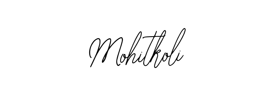 You can use this online signature creator to create a handwritten signature for the name Mohitkoli. This is the best online autograph maker. Mohitkoli signature style 12 images and pictures png