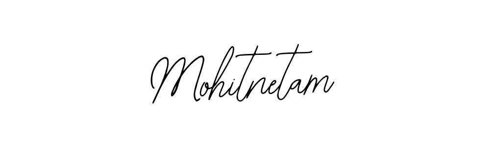 Use a signature maker to create a handwritten signature online. With this signature software, you can design (Bearetta-2O07w) your own signature for name Mohitnetam. Mohitnetam signature style 12 images and pictures png