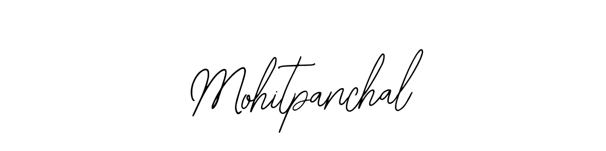 How to make Mohitpanchal name signature. Use Bearetta-2O07w style for creating short signs online. This is the latest handwritten sign. Mohitpanchal signature style 12 images and pictures png