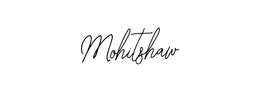 How to Draw Mohitshaw signature style? Bearetta-2O07w is a latest design signature styles for name Mohitshaw. Mohitshaw signature style 12 images and pictures png