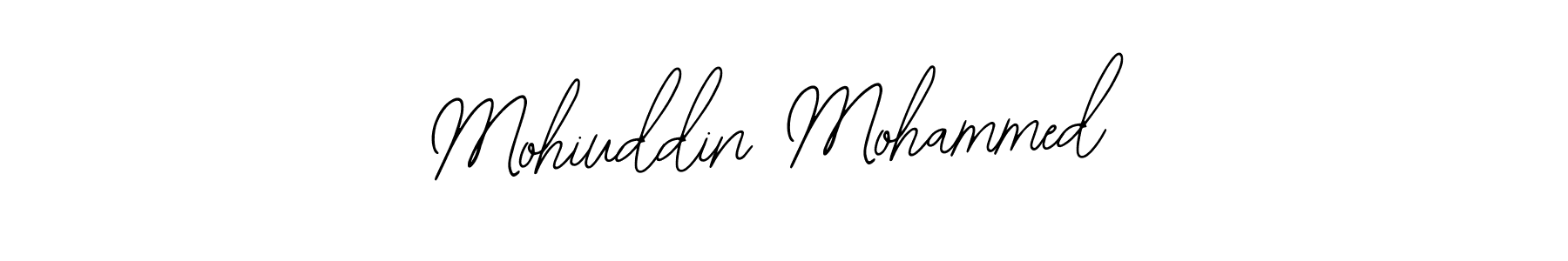 How to make Mohiuddin Mohammed signature? Bearetta-2O07w is a professional autograph style. Create handwritten signature for Mohiuddin Mohammed name. Mohiuddin Mohammed signature style 12 images and pictures png