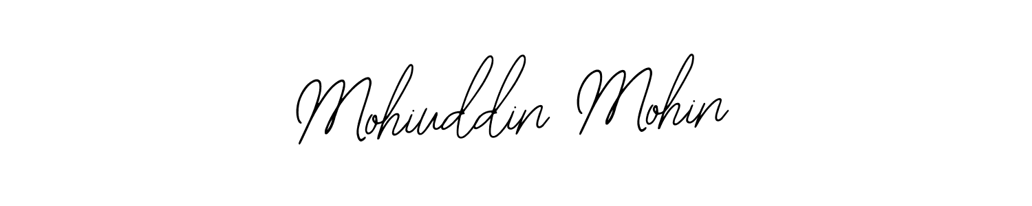 The best way (Bearetta-2O07w) to make a short signature is to pick only two or three words in your name. The name Mohiuddin Mohin include a total of six letters. For converting this name. Mohiuddin Mohin signature style 12 images and pictures png