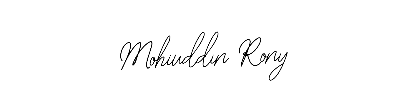 Make a short Mohiuddin Rony signature style. Manage your documents anywhere anytime using Bearetta-2O07w. Create and add eSignatures, submit forms, share and send files easily. Mohiuddin Rony signature style 12 images and pictures png