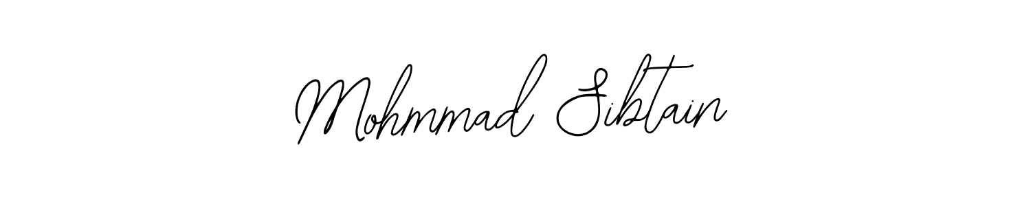 Make a beautiful signature design for name Mohmmad Sibtain. With this signature (Bearetta-2O07w) style, you can create a handwritten signature for free. Mohmmad Sibtain signature style 12 images and pictures png