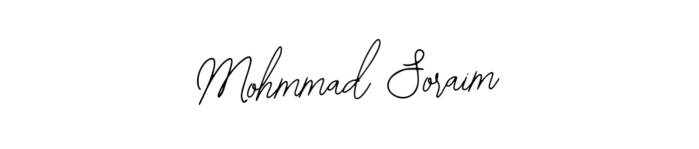 Make a beautiful signature design for name Mohmmad Soraim. Use this online signature maker to create a handwritten signature for free. Mohmmad Soraim signature style 12 images and pictures png